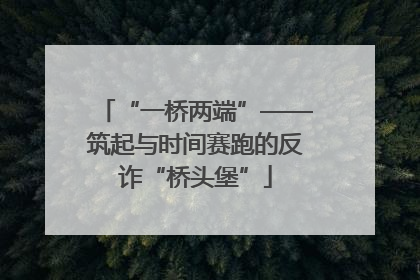 “一桥两端”——筑起与时间赛跑的反诈“桥头堡”