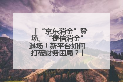 “京东消金”登场、“捷信消金”退场！新平台如何打破财务困局？