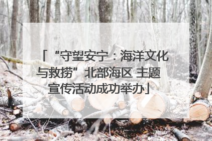 “守望安宁：海洋文化与救捞”北部海区 主题宣传活动成功举办