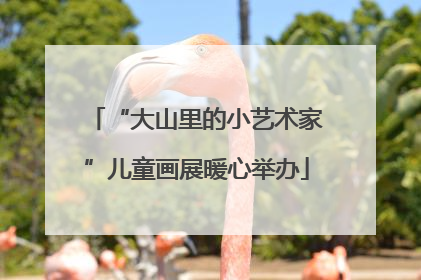“大山里的小艺术家”儿童画展暖心举办