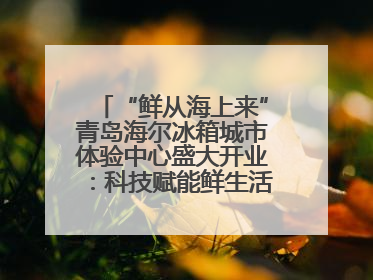 “鲜从海上来”青岛海尔冰箱城市体验中心盛大开业：科技赋能鲜生活，重新定义全球饮食未来