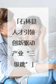 石林县人才引领创新驱动产业“三级跳”