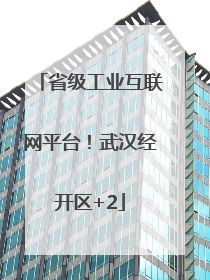 省级工业互联网平台！武汉经开区+2