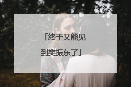 终于又能见到樊振东了