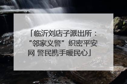 临沂刘店子派出所：“邻家义警”织密平安网 警民携手暖民心