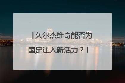 久尔杰维奇能否为国足注入新活力？