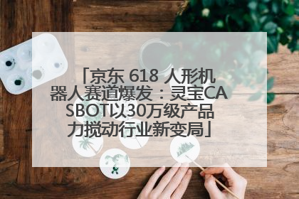 京东 618 人形机器人赛道爆发：灵宝CASBOT以30万级产品力搅动行业新变局