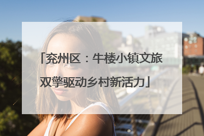 兖州区：牛楼小镇文旅双擎驱动乡村新活力