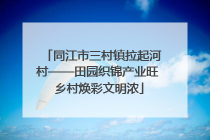 同江市三村镇拉起河村——田园织锦产业旺 乡村焕彩文明浓