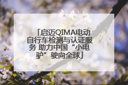 启迈QIMA电动自行车检测与认证服务 助力中国“小电驴”驶向全球