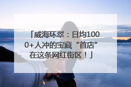 威海环翠：日均1000+人冲的宝藏“首店”在这条网红街区！