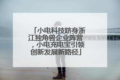 小电科技跻身浙江独角兽企业阵营，小电充电宝引领创新发展新路径