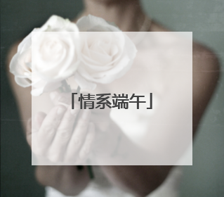 情系端午