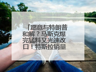 愿意与特朗普和解？马斯克爆完猛料又光速改口！特斯拉销量跌完股价跌