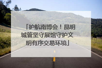 护航南博会！昆明城管坚守展馆守护文明有序交易环境