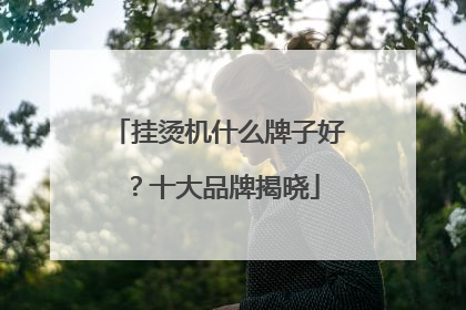 挂烫机什么牌子好？十大品牌揭晓