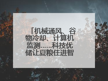 机械通风、谷物冷却、计算机监测……科技优储让夏粮住进智慧的“家”