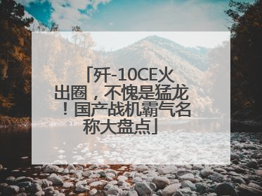 歼-10CE火出圈，不愧是猛龙！国产战机霸气名称大盘点