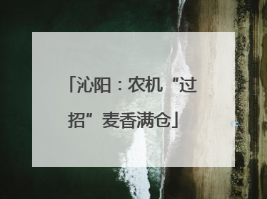 沁阳：农机“过招”麦香满仓