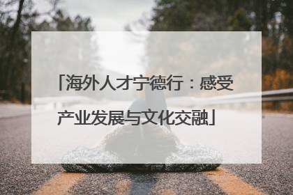 海外人才宁德行：感受产业发展与文化交融