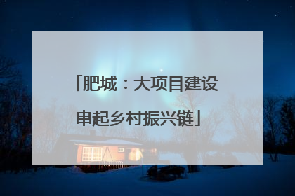 肥城：大项目建设串起乡村振兴链