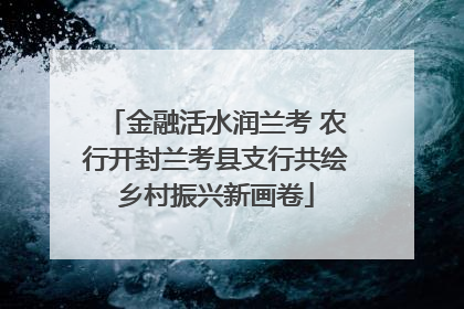 金融活水润兰考 农行开封兰考县支行共绘乡村振兴新画卷
