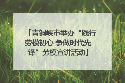 青铜峡市举办“践行劳模初心 争做时代先锋”劳模宣讲活动