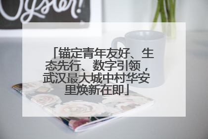 锚定青年友好、生态先行、数字引领，武汉最大城中村华安里焕新在即