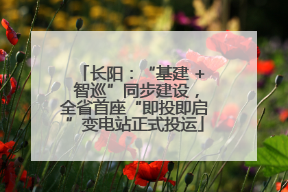 长阳：“基建 + 智巡”同步建设，全省首座“即投即启”变电站正式投运