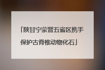 陕甘宁蒙晋五省区携手保护古脊椎动物化石