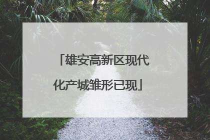 雄安高新区现代化产城雏形已现