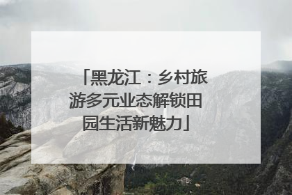黑龙江：乡村旅游多元业态解锁田园生活新魅力