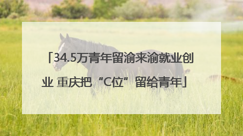 34.5万青年留渝来渝就业创业 重庆把“C位”留给青年