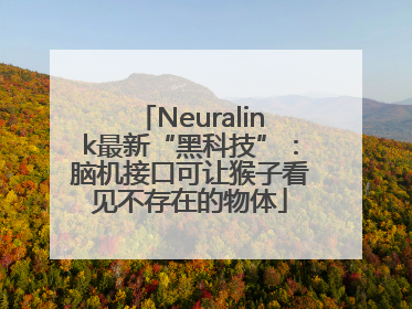 Neuralink最新“黑科技”：脑机接口可让猴子看见不存在的物体