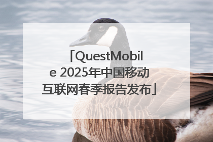 QuestMobile 2025年中国移动互联网春季报告发布